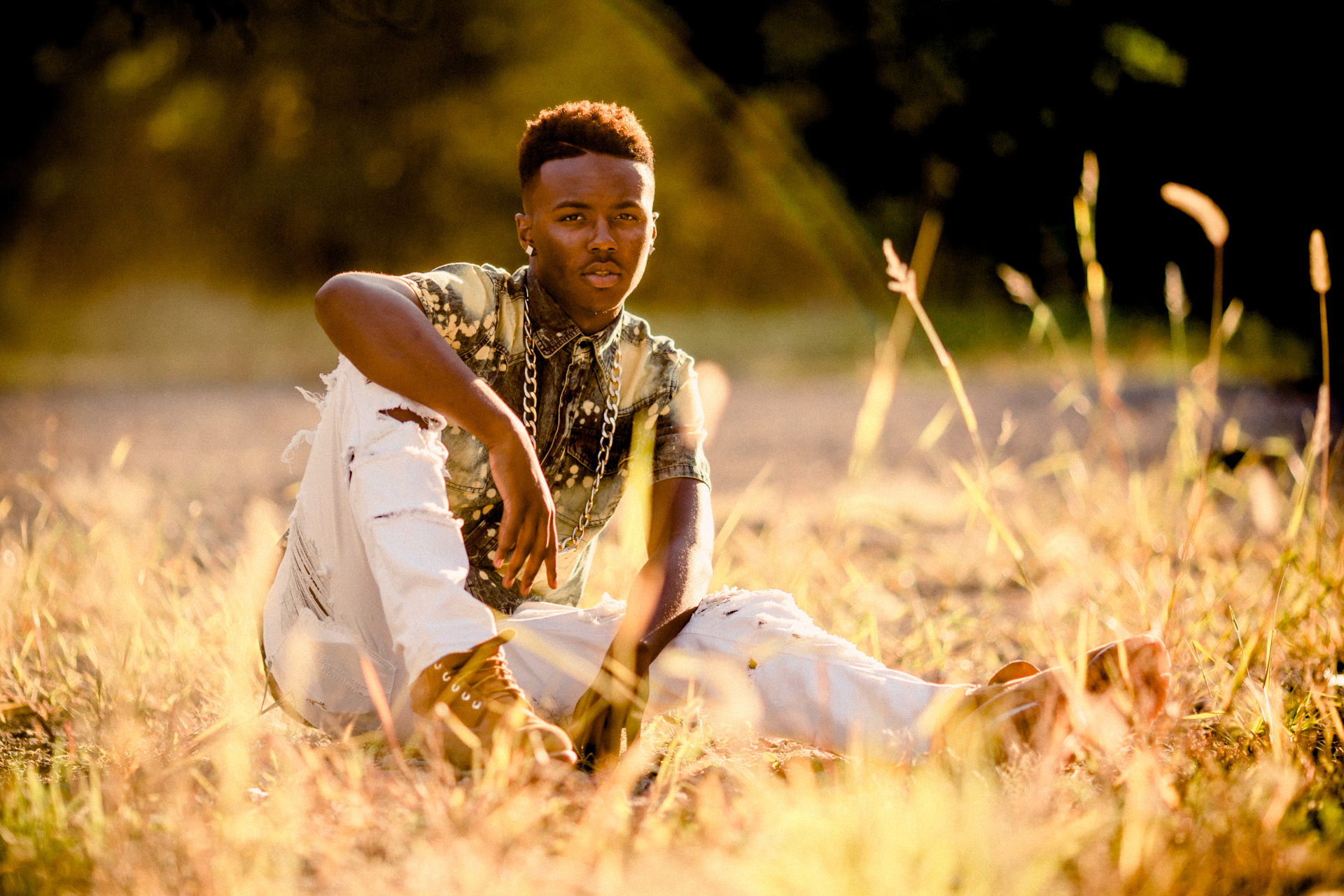 Senior portrait, on location